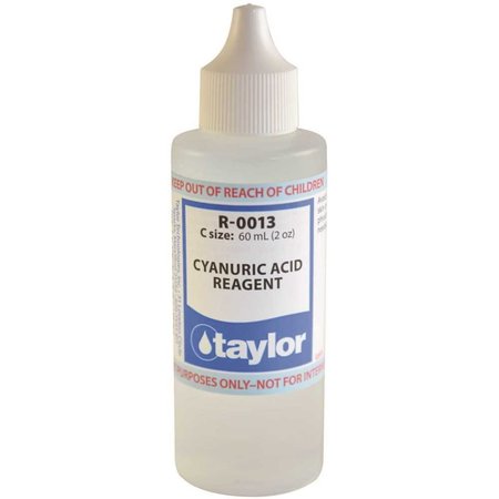 TAYLOR 2 oz. Bottle Test Kit Replacement Reagent Refill Bottles Cyanuric Acid Reagent TAY-45-1061